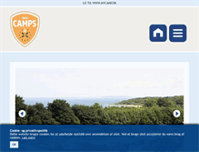Tablet Screenshot of mycamp.dk